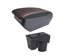 RORVECQ Per City Bracciolo Auto Portariviste Interni Restyling Accessori Auto(F All Black No USB)