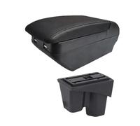RORVECQ Per City Bracciolo Auto Portariviste Interni Restyling Accessori Auto(H All Black 4 USB)
