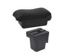RORVECQ Per F&ord Per Focus 2 Portabraccio Per Focus 2 Mk2 2005 2006 2007 2008 2009 2010 2011 Portabraccio Auto Scatola Di Stoccaggio Accessori Auto(Una linea nera Nessuna USB)