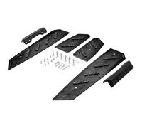 RORVECQ Per Forza350 Per FORZA 350 NSS 350 2018-2024 Accessori Moto Poggiapiedi Pedana Scalino Solette Pedale Piastra Poggiapiedi(NERO)