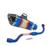 RORVECQ Per Grom M3 MSX 125 MSX125 2013 2014 2015 2016 2017 2018 2019 Terminale Di Scarico Per Moto Slip-on Contatto Centrale(Style k)