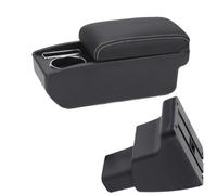 RORVECQ Per Hyundai I10 Auto Bracciolo Scatola Di Archiviazione Centrale Interni Ricambi Accessorio Auto(C3 Nero bianco SENZA USB)
