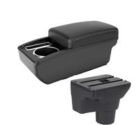 RORVECQ Per Kia Per K2 Auto Vano Console Centrale Scatola Bracciolo Auto Spazio Di Archiviazione Modifica Interni Con USB(Linea bianca A3 Nessuna USB)