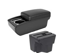 RORVECQ Per Kia Per Rio 3 K2 Vano Bracciolo Porta USB Porta Bevande Portata USB Accessori Vano Di Immagazzinaggio Modifiche Interni(Linea bianca A3 Nessuna USB)