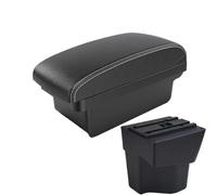 RORVECQ Per KIA Per Rio 3 Per K2 X-line Rio 3 2011 2012 2013 2014 2015 2016 Accessori Bracciolo Auto Interno Scatola Di Archiviazione 3usb(A3 Black white NO USB)