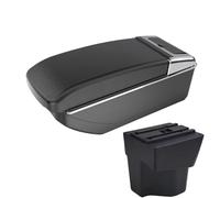RORVECQ Per KIA Per Rio 5 Bracciolo Per Rio 2014-2019 Parti Auto Portabracciolo Scatola Di Archiviazione Accessori Auto Interni(Linea nera Nessuna USB)