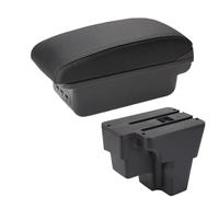 RORVECQ Per KIA Per RIO Scatola Bracciolo Per STONIC Per KIA Per Rio Lx Cerato Bracciolo Auto Parte Di Retrofit Scatola Di Archiviazione(B2 linea nera 3USB)