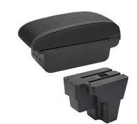 RORVECQ Per KIA Per RIO Scatola Bracciolo Per STONIC Per KIA Per Rio Lx Cerato Bracciolo Auto Parte Di Retrofit Scatola Di Archiviazione(B3 Nero bianco 3USB)
