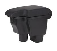 RORVECQ Per Mazda CX-3 Scatola Bracciolo Retrofit Per Mazda 2 Versione Skyactiv Bracciolo Auto Scatola Di Stoccaggio Accessori Auto Ricarica USB(A2 Pelle artificiale)