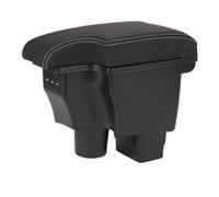 RORVECQ Per Mazda CX-3 Scatola Bracciolo Retrofit Per Mazda 2 Versione Skyactiv Bracciolo Auto Scatola Di Stoccaggio Accessori Auto Ricarica USB(B3 vera pelle)