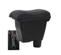 RORVECQ Per Mercedes Per Smart 453 Per Fortwo Per Forfour 2015-2019 Bracciolo Auto Ricambi Retrofit Interni Vano Di Stoccaggio(B3 genuine cowhide 3USB)