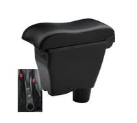RORVECQ Per Mercedes Per Smart 453 Per Fortwo Per Forfour 2015-2019 Bracciolo Auto Ricambi Retrofit Interni Vano Di Stoccaggio(C2 carbon texture 3USB)