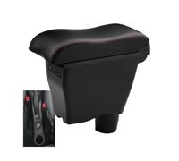 RORVECQ Per Mercedes Per Smart 453 Per Fortwo Per Forfour 2015-2019 Bracciolo Auto Ricambi Retrofit Interni Vano Di Stoccaggio(C1 carbon texture 3USB)