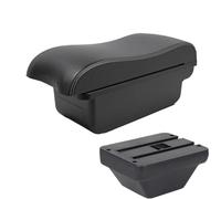 RORVECQ Per MG ZS Bracciolo Auto Console Centrale Ripiano Bracciolo Accessori Auto Con USB(A3 Black white NO USB)