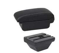 RORVECQ Per MG ZS Scatola Bracciolo Auto Scatola Di Archiviazione Centrale Retrofit Interno Con Interfaccia USB(B3 Nero bianco 3USB)