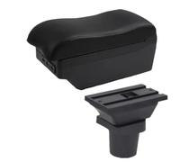 RORVECQ Per Mitsubishi Per Colt Z30 Scatola Bracciolo Per Colt Bracciolo Auto Scatola Di Archiviazione Centrale Con USB(C black line 7USB)