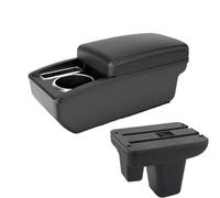 RORVECQ Per Morris Per Garages MG3 Bracciolo Centrale Console Centrale Vano Di Archiviazione Con Portabicchieri USB(A3 Black white NO USB)