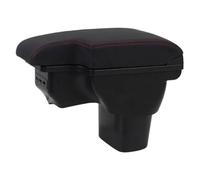 RORVECQ Per N&issan Per Juke Per ESQ 2011 2012 2013 2014 2015 2016 2018 2019 Modifica Vanetto Centrale USB In Pelle Nera(B1 vera pelle)