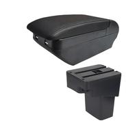 RORVECQ Per N&issan Per Juke Scatola Bracciolo Per ESQ Bracciolo 2010-2019 Scatola Di Riporo Dettagli Retrofit Accessori Auto(H All Black 4 USB)