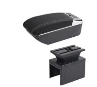 RORVECQ Per N&issan Per Micra K14 2020 2021 2022 2023 Portabraccio Scatola Di Stoccaggio Interni Accessori Auto(B3 linea bianca NO USB)