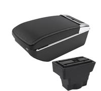 RORVECQ Per Opel Per Astra J Auto Bracciolo 2012 2013 2014-2020 Scatola Di Archiviazione Pezzo Di Retrofit Accessorio Auto(A2 Black line7 USB)