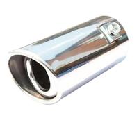 RORVECQ Per Opel Per Corsa D Tubo Di Scarico Auto Marmitta Acciaio Inox Fascia Terminale Per Scarico Auto(Bocca obliqua)