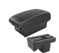 RORVECQ Per Perodua Per Axia 2023 Bracciolo Scatola Di Archiviazione Bracciolo Console Centrale Accessori Auto Con USB(B3 Nero bianco 3USB)