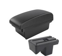 RORVECQ Per Perodua Per Axia 2023 Bracciolo Scatola Di Archiviazione Bracciolo Console Centrale Accessori Auto Con USB(Linea nera A2 Nessuna USB)