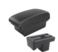 RORVECQ Per Perodua Per Axia 2023 Bracciolo Scatola Di Archiviazione Bracciolo Console Centrale Accessori Auto Con USB(A3 Black white NO USB)