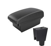 RORVECQ Per Perodua Per Axia Scatola Bracciolo Per Perodua Per Axia Console Centrale Auto Con Vano(A3 Black white NO USB)