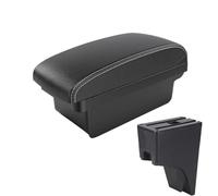 RORVECQ Per Perodua Per Bezza 2018 Bracciolo Interni Console Centrale Scatola Di Stivaggio Scatola Bracciolo Centrale(A3 Black white NO USB)