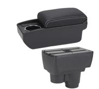 RORVECQ Per R&enault Per Duster 2019 2020 2021 2022 2023 2024 Portabraccio Auto Retrofit Interni Scatola Di Stoccaggio Accessori Auto(B3 Nero bianco 6USB)
