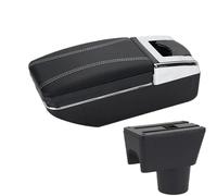 RORVECQ Per R&enault Per Duster Bracciolo Per Dacia Per Duster Per Oroc 2012-2018 Scatola Bracciolo Auto Scatola Di Stoccaggio(Linea bianca A3 Nessuna USB)