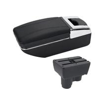 RORVECQ Per R&enault Per Duster Bracciolo Per Dacia Per Duster Scatola Bracciolo 2019-2024 Scatola Di Archiviazione Console Centrale(Linea nera A2 Nessuna USB)