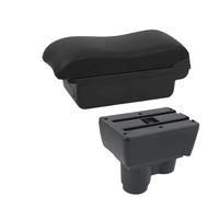 RORVECQ Per R&enault Per Duster Bracciolo Per R&enault Per Dacia Per Duster 2 3 Portabrasile Auto 2019-2024 Scatola Di Archiviazione(Linea nera A2 Nessuna USB)