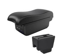 RORVECQ Per R&enault Per Kaptur Per Kaptur Per Captur QM3 Bracciolo Auto Ricambi Retrofit Accessori Dettagli Interni(B2 linea nera 3USB)