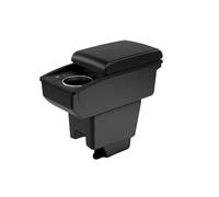 RORVECQ Per R&enault Per Kaptur Portabracciolo Per R&enault Per Kaptur Per Captur QM3 Componenti Di Retrofit Per Bracciolo Dettagli Interni(B1 Nero rosso 3USB)