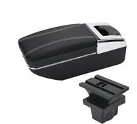 RORVECQ Per S&koda Per Octavia Scatola Bracciolo Per S&koda Per Yeti Mk2 A5 Scatola Di Archiviazione Bracciolo Auto Accessori Auto(Linea bianca A3 Nessuna USB)