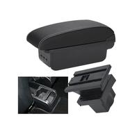 RORVECQ Per S&koda Per Octavia Scatola Bracciolo Per S&koda Per Yeti Mk2 A5 Scatola Di Immagazzinaggio Bracciolo Auto(B3 Nero bianco 3USB)