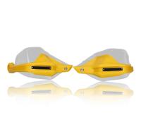 RORVECQ Per S1000XR S1000 XR 2016-2023 2024 Accessori Per Moto Paramani Per Manubrio Leva Protezione Parabrezza Copertura Schermo(Big Yellow transparent)