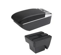 RORVECQ Per SEAT Per ARONA Portabraccio Scatola Di Stoccaggio Dettagli Interni Accessori Auto(B2 linea nera SENZA USB)