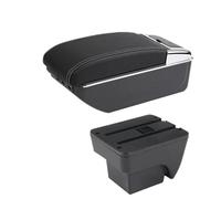 RORVECQ Per SEAT Per ARONA Portabraccio Scatola Di Stoccaggio Dettagli Interni Accessori Auto(C3 linea bianca 7USB)