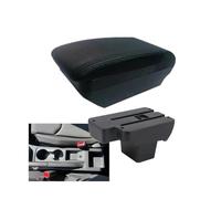 RORVECQ Per Seat Per Arona Scatola Bracciolo Per SEAT Per Ibiza Scatola Bracciolo Auto Scatola Di Stoccaggio Portabicchieri(F linea nera Nessuna USB)