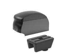 RORVECQ Per Seat Per Ibiza 6j Per Ibiza 6L Bracciolo Auto Scatola Di Stoccaggio Auto Parti Di Retrofit Accessori Auto Interni(B2 Black double)