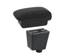 RORVECQ Per SEAT Per Ibiza III 2001 2002 2003 2004-2008 Scatola Bracciolo Per Ibiza 6j Per Ibiza 6L Scatola Bracciolo Auto Scatola Di Stoccaggio(A1 Linea nera SENZA USB)