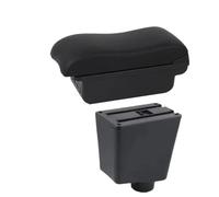 RORVECQ Per SEAT Per Ibiza III 2001 2002 2003 2004-2008 Scatola Bracciolo Per Ibiza 6j Per Ibiza 6L Scatola Bracciolo Auto Scatola Di Stoccaggio(B2 linea nera 3USB)