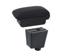 RORVECQ Per SEAT Per Ibiza III 2001 2002 2003 2004-2008 Scatola Bracciolo Per Ibiza 6j Per Ibiza 6L Scatola Bracciolo Auto Scatola Di Stoccaggio(B1 Linea nera 3USB)