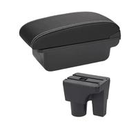 RORVECQ Per Suzuki Per Liana A6 Bracciolo Vanportaoggetti Console Centrale Auto Custodia Da Riposo Gomito Con Portabicchiere Interfaccia USB(A white line No USB)