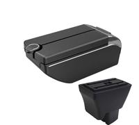 RORVECQ Per Tata Per Tirgo Bracciolo Auto Pelle Bracciolo Interfaccia Usb Scatola Di Archiviazione Accessori Console Centrale Automobile(B3 white line 7 usb)