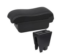 RORVECQ Per Toyota Per Etios Aygo BJ Portabraccio Auto Scatola Di Stoccaggio Ricambi Retrofit Dettagli Interni Accessori Auto(A2 white line No USB)